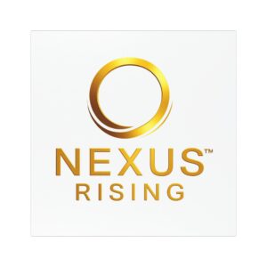 Nexus Rising Gold Logo Car Magnet