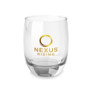 Nexus Rising Logo Whiskey Glass
