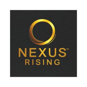 Nexus Rising Gold Logo Car Magnet