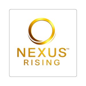 Nexus Rising Logo Square Sticker
